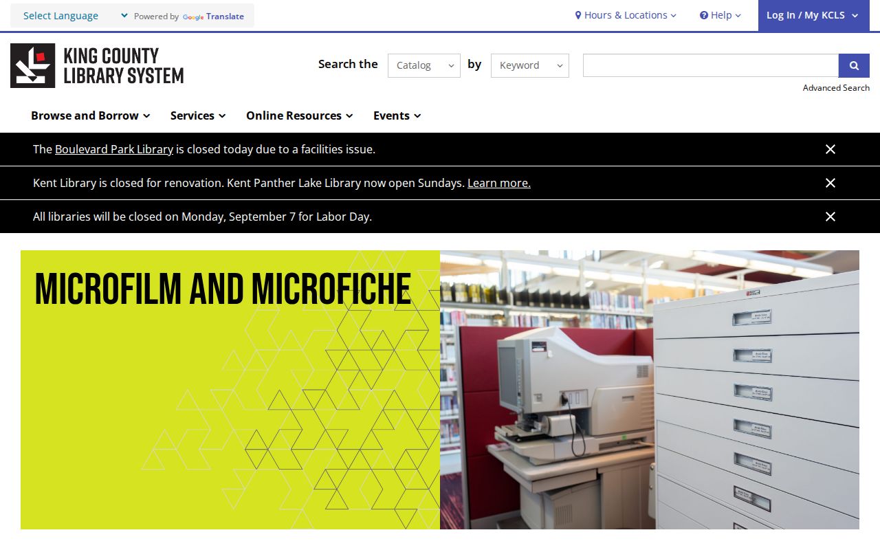 Bothell West city directory research with KCLS newspaper microfilm